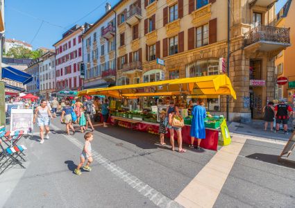 Le marché de Neuchâtel