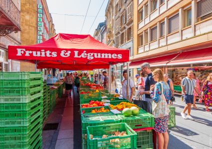 Le marché de Neuchâtel