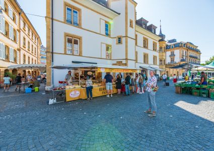 Le marché de Neuchâtel